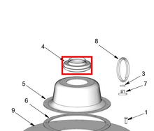 Load image into Gallery viewer, Graco 25A184 Kit, Repair, 120lb Follow Plate - highlighted in parts diagram
