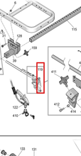Load image into Gallery viewer, Graco 25A528 LL 4 &amp; 3400  Gun Holder Assembly &amp; Arm Bar - highlighted in parts diagram