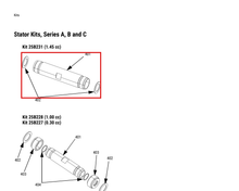 Load image into Gallery viewer, Graco 25B228 Kit,stator,pc Pump,1.00 Cc - highlighted in parts diagram