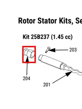 Load image into Gallery viewer, Graco 25B236 Kit,rotor Stator,pcp,1.00 Cc - highlighted in parts diagram