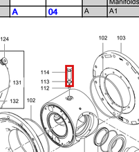 Load image into Gallery viewer, Graco 25B419 Kit,pistion Alignment Followe - highlighted in parts diagram