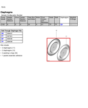 Load image into Gallery viewer, Graco 25B436 Kit,diaphragm-h6 Sp - highlighted in parts diagram