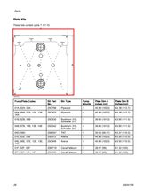 Load image into Gallery viewer, Graco 25D542 Plate,follower Stu Buck 4 Pump - highlighted in parts diagram