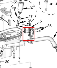 Load image into Gallery viewer, Graco 25D907 Kit, Battery Cover - highlighted in parts diagram