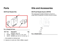 Load image into Gallery viewer, Graco 25E607 Kit,nozzle,sift,.024 - highlighted in parts diagram
