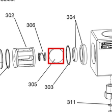 Load image into Gallery viewer, Graco 25E719 E-Flo 1 1/2 in. Check Valve Seat Repair kit - highlighted in parts diagram