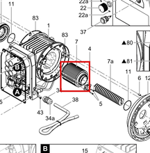 Load image into Gallery viewer, Graco 25F123 QUANTM i/h80 Rotor Kit - highlighted in parts diagram