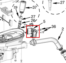 Load image into Gallery viewer, Graco 25M593 Cover, Battery - highlighted in parts diagram