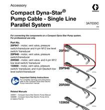 Load image into Gallery viewer, Graco 25P947 Kit, Cable, Cds, W/ll - highlighted in parts diagram
