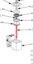 Load image into Gallery viewer, Graco 25R635 iQ Valve Air piston Shaft 1/4 in. - highlighted in parts diagram