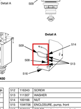 Load image into Gallery viewer, Graco 25R660 Over temperature Pump Harness - highlighted in parts diagram