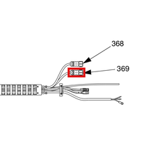 Load image into Gallery viewer, Graco 25R663 Heat Pump Platen,12 ft. Harness - highlighted in parts diagram