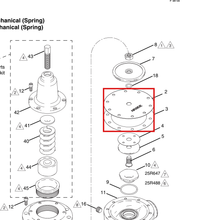 Load image into Gallery viewer, Graco 25T507 Kit,diaphragm,fluid,low F,bpr - highlighted in parts diagram