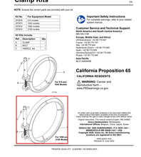 Load image into Gallery viewer, Graco 25T874 Clamp,1590,fluid Cover,acme - highlighted in parts diagram