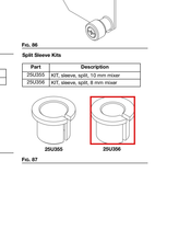 Load image into Gallery viewer, Graco 25U356 Kit,sleeve,split,8mm Mixer - highlighted in parts diagram