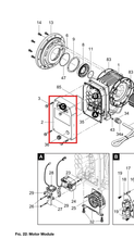 Load image into Gallery viewer, Graco 25V125 Kit,control Cover, Ind, Haz - highlighted in parts diagram