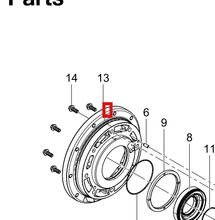 Load image into Gallery viewer, Graco 25V131 QUANTM i80 Stator Cap Kit - highlighted in parts diagram