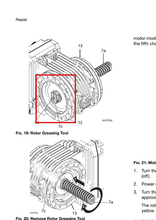 Load image into Gallery viewer, Graco 25V133 QUANTM i120 Stator Cap Kit - highlighted in parts diagram