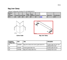 Load image into Gallery viewer, Graco 25V468 Kit,stu Bag Clamp - highlighted in parts diagram