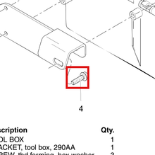 Load image into Gallery viewer, Graco 260212 Screw - highlighted in parts diagram