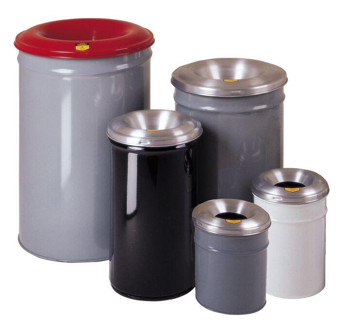 Justrite 26455 CAN, CF DRUM W/HEAD, 55G GRAY