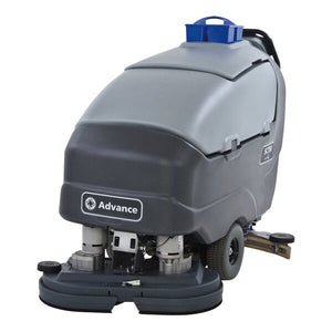 Advance 56112366 SC750™ 28D Walk-Behind Floor Scrubber Four 312 Ah maint-free (AGM), EcoFlex™, onboard charger, pad holders