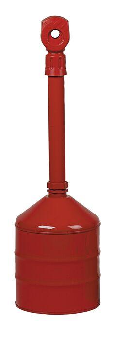 Justrite 26811R SMOKER, HVY DUTY STL, 5G, RD