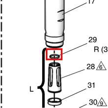 Load image into Gallery viewer, Graco 26A467 KIT,BEARING,PISTON GUIDE - item 29 highlighted in the Graco 312375EN-R parts diagram