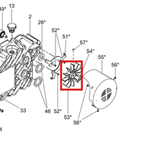 Load image into Gallery viewer, Graco 26A539 Fan Cover Kit for E-Flo DC Motors - highlighted in parts diagram