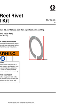 Load image into Gallery viewer, Graco 26A927 Kit, Repair, Rivet Shield, Xd30 - highlighted in parts diagram