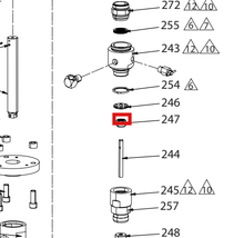 Load image into Gallery viewer, Graco 26A965 Kit,cartridge,valve,fluid,hw - highlighted in parts diagram