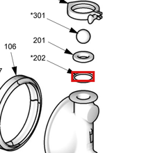 Load image into Gallery viewer, Graco 26B256 1.5-inch EPDM Seal Kit - highlighted in parts diagram