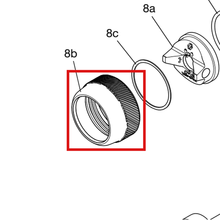 Load image into Gallery viewer, Graco 26B800 Kit,Retaining Ring, 1500 - item 8B highlighted in the Graco 3A8099EN parts diagram
