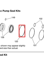 Load image into Gallery viewer, Graco 26B822 Kit,seal,040,elite - highlighted in parts diagram