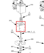 Load image into Gallery viewer, Graco 26B976 Housing,fluid,1/4,pgm - highlighted in parts diagram