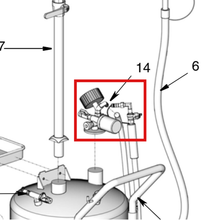 Load image into Gallery viewer, Graco 26C413 KIT, CHAMBER VACUUM ASSEMBLY - item 14 highlighted in the Graco 310864EN-J parts diagram