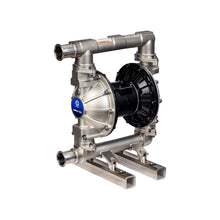 Load image into Gallery viewer, Graco 26D635 SaniForce 1050 Beverage Pump, 1" Food Grade SST Pneumatic Diaphragm Pump, AL Center, SS Seats, CW Balls, SP Diaphragms