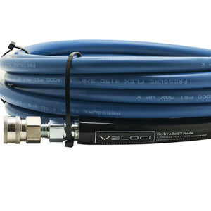 KobraJet Smooth Blue 50’ 4,000 PSI w/ SS Couplers