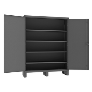 Durham 2704-4S-95 Cabinet, 14 Gauge, 4 Shelves, 60 X 18 X 78