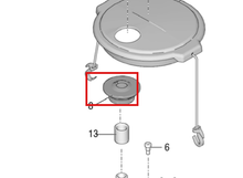 Load image into Gallery viewer, Graco 278722 Pail Gasket - highlighted in parts diagram
