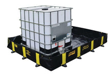 Load image into Gallery viewer, Justrite 6&#39; x 8&#39; x 12&quot;, 355 Gallon Spill Capacity, Drive Over Berm, Rigid-Lock QuickBerm®, Black - 28516