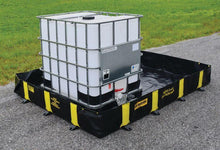 Load image into Gallery viewer, Justrite 6&#39; x 8&#39; x 12&quot;, 355 Gallon Spill Capacity, Drive Over Berm, Rigid-Lock QuickBerm®, Black - 28516