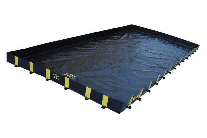 Justrite™ RIGID-LOCK QUICKBERM®, DIMS. 12'W x 50'L x 12