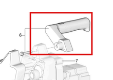Load image into Gallery viewer, Graco 287072 Handle - highlighted in parts diagram