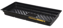 Load image into Gallery viewer, Justrite 38&quot;W x 26&quot;D x 5.5&quot;H, 20 Gallon Spill Capacity, Spill Tray for Indoor/Outdoor Use, EcoPolyBlend™, Black - 28716