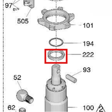 Load image into Gallery viewer, Graco 287186 Magnet Repair Kit - item 222 highlighted in the Graco 3A3390EN parts diagram