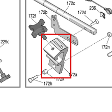 Load image into Gallery viewer, Graco 287569 Kit Repair, Gun Holder - item 172A highlighted in the Graco 3A3394EN parts diagram
