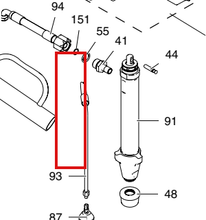 Load image into Gallery viewer, Graco 287952 Drain hose - highlighted in parts diagram