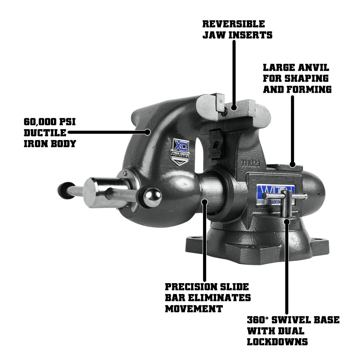 Wilton — Tradesman 1745XC Bench Vise