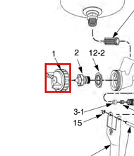 Load image into Gallery viewer, Graco 289288 Sharpe Service Kit for 289200 Mini-HVLP Spray Gun, 1mm - highlighted in parts diagram